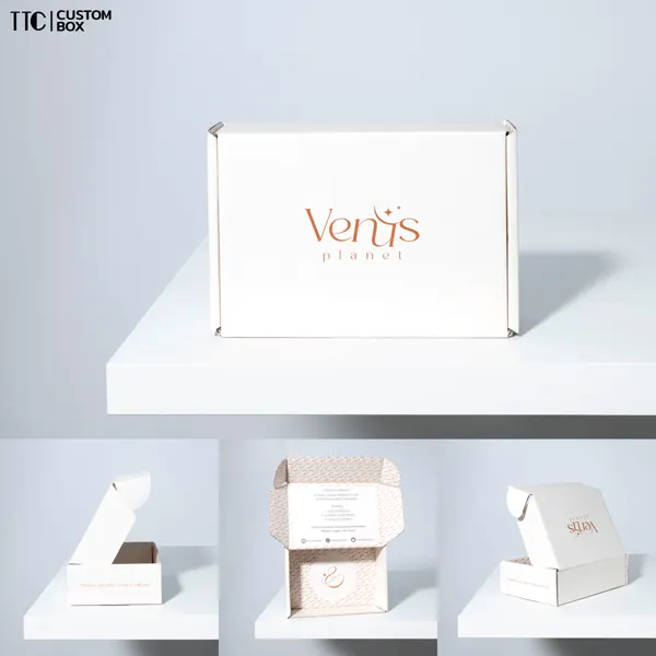 กล่องลูกฟูกพิมพ์โลโก้ แบรนด์ Verlis