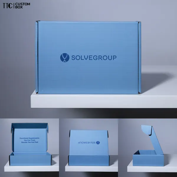 กล่องลูกฟูกพิมพ์โลโก้ แบรนด์ Solvegroup