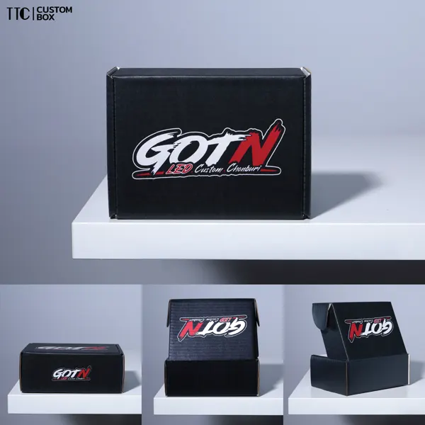 กล่องลูกฟูกพิมพ์โลโก้ แบรนด์ GOTN